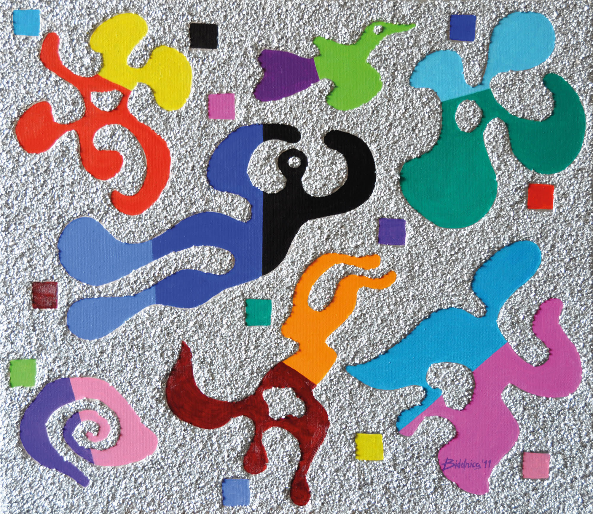 Anjeli a démoni II. Angels and Demons II – 2011, olej oil, 70 x 80 cm