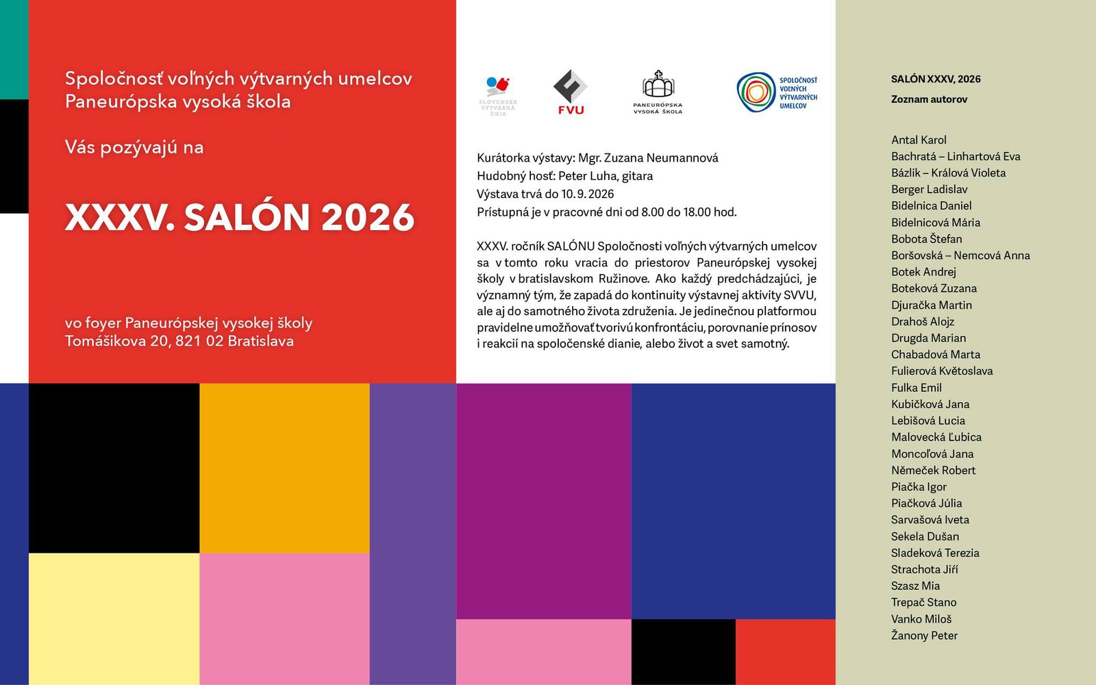 Výstava XXXV. SALÓN 2026